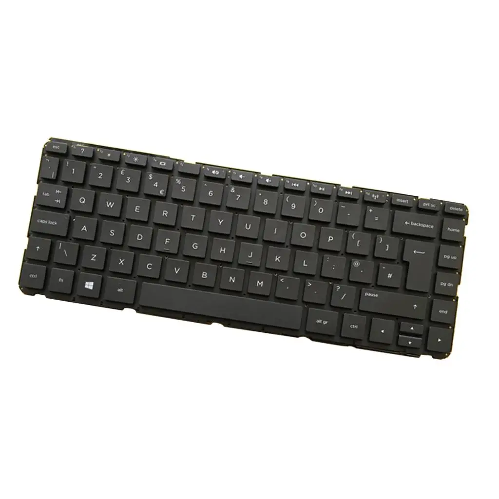 New UK Layout Black Keyboard Replacement Without Backlit for Pavilion 14-e018e001tx Series Laptop