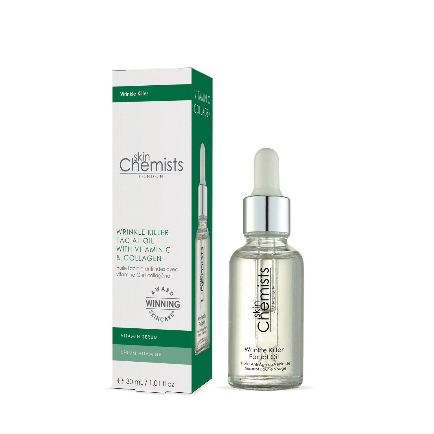 skinChemists SC Aceite Facial Antiarrugas 30ml