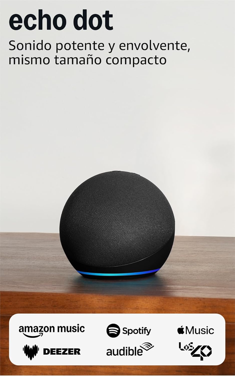 Echo Dot (última generación) - Altavoz inteligente con Alexa