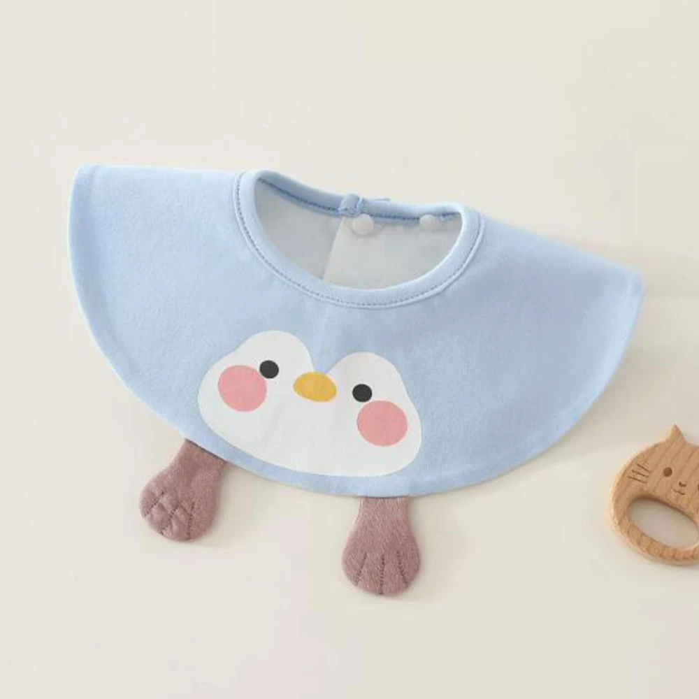 Waterproof Baby Bibs For Newborn Infant Feeding Burp Cloths Baby Teething Drooling Mouth Towel Cute Adjustable Baby Bibs