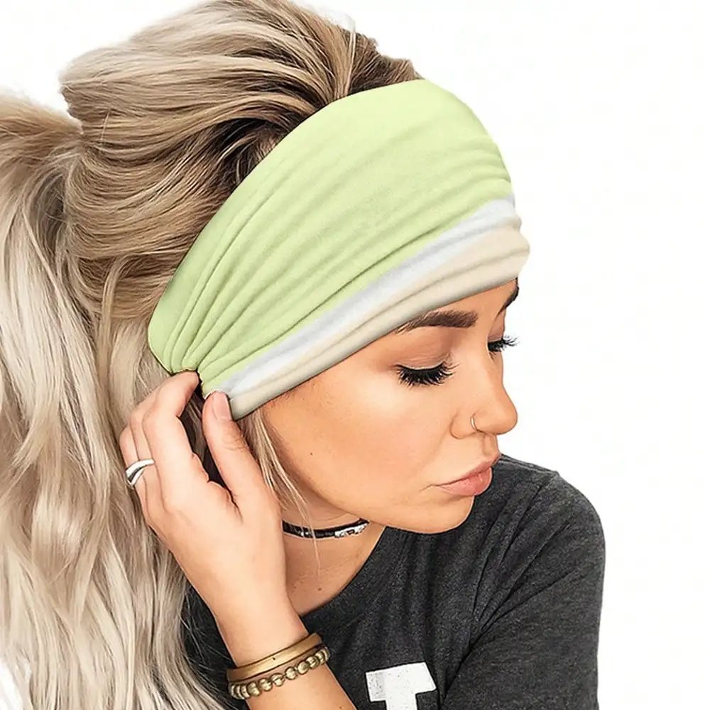 1 Piece Of Women's Lace Headband, Modern And Elegant, Suitable For Yoga, Fitness, Running, And Daily Wear 0654