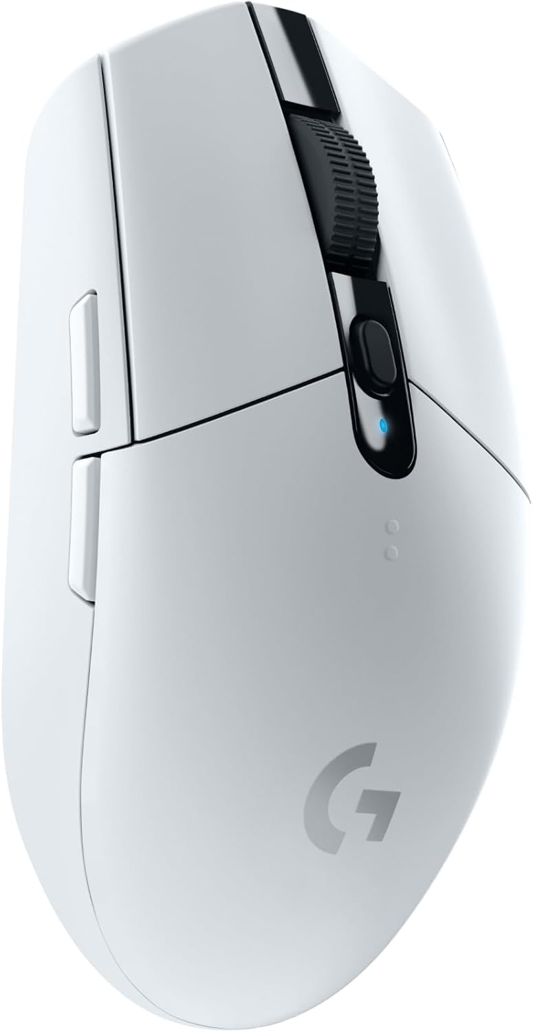 Logitech G305 LIGHTSPEED - Ratón gaming inalámbrico, 12000 DPI (Blanco)