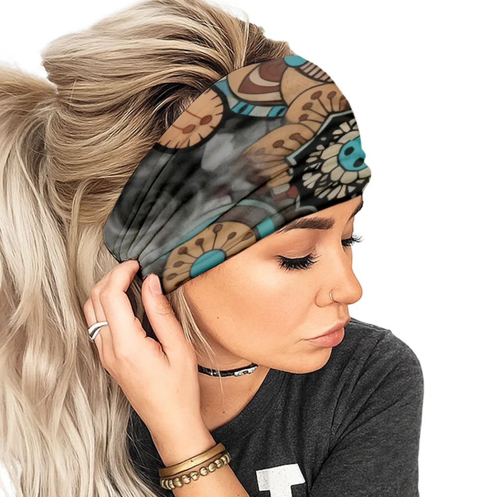 0299 women's lace headband - modern, elegant, and sporty. perfect for yoga, fitness, running, and everyday wear. one piece