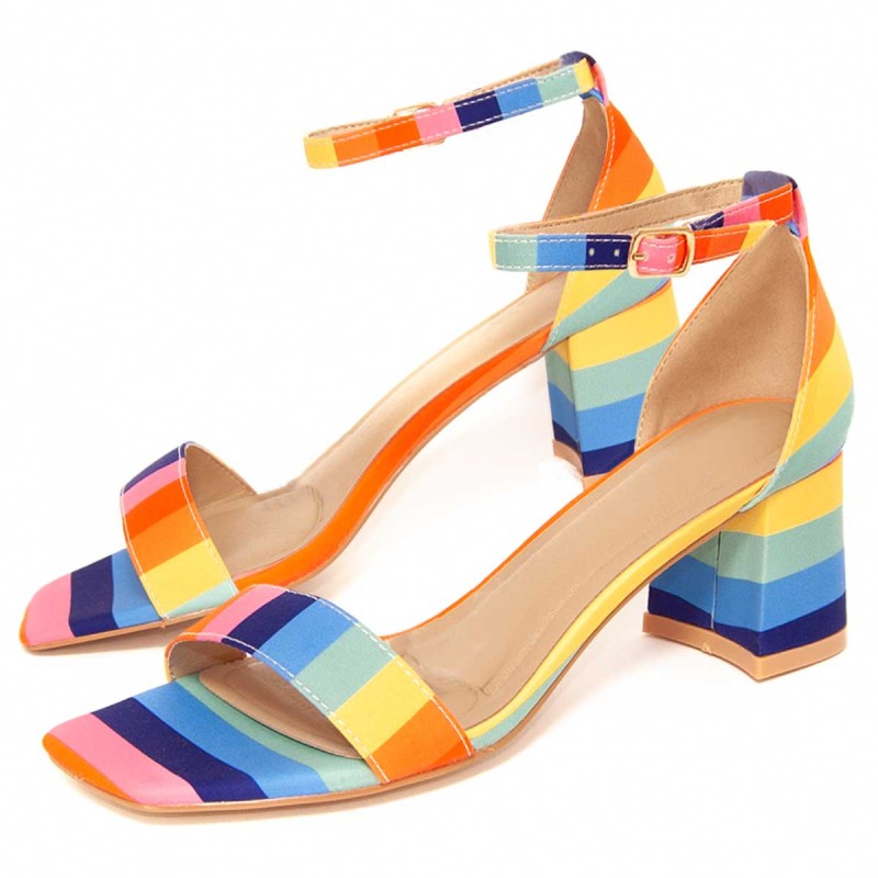 Sandalia De Tacón Para Mujer. Montevita Annamensal 104982