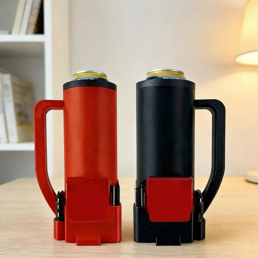 Versatile Beer Opener Reload Insulated Beer Bottle Sleeve with Built-in Opener Portable Cooler Drink Holder for Camping Bbq